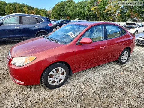 KMHDU4AD0AU901759 — 2010 Hyundai Elantra, Передняя часть, фото до ремонта