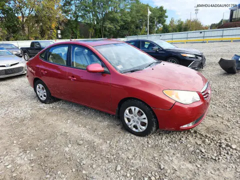 2010 Hyundai Elantra Gls VIN KMHDU4AD0AU901759 фото 4