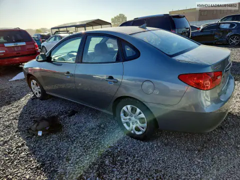 2010 Hyundai Elantra Gls VIN KMHDU4AD8AU894852 фото 2