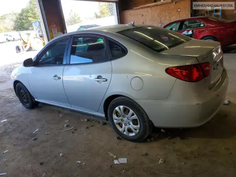 2010 Hyundai Elantra VIN KMHDU4AD4AU951306 фото 2