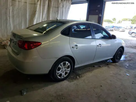 2010 Hyundai Elantra VIN KMHDU4AD4AU951306 фото 3
