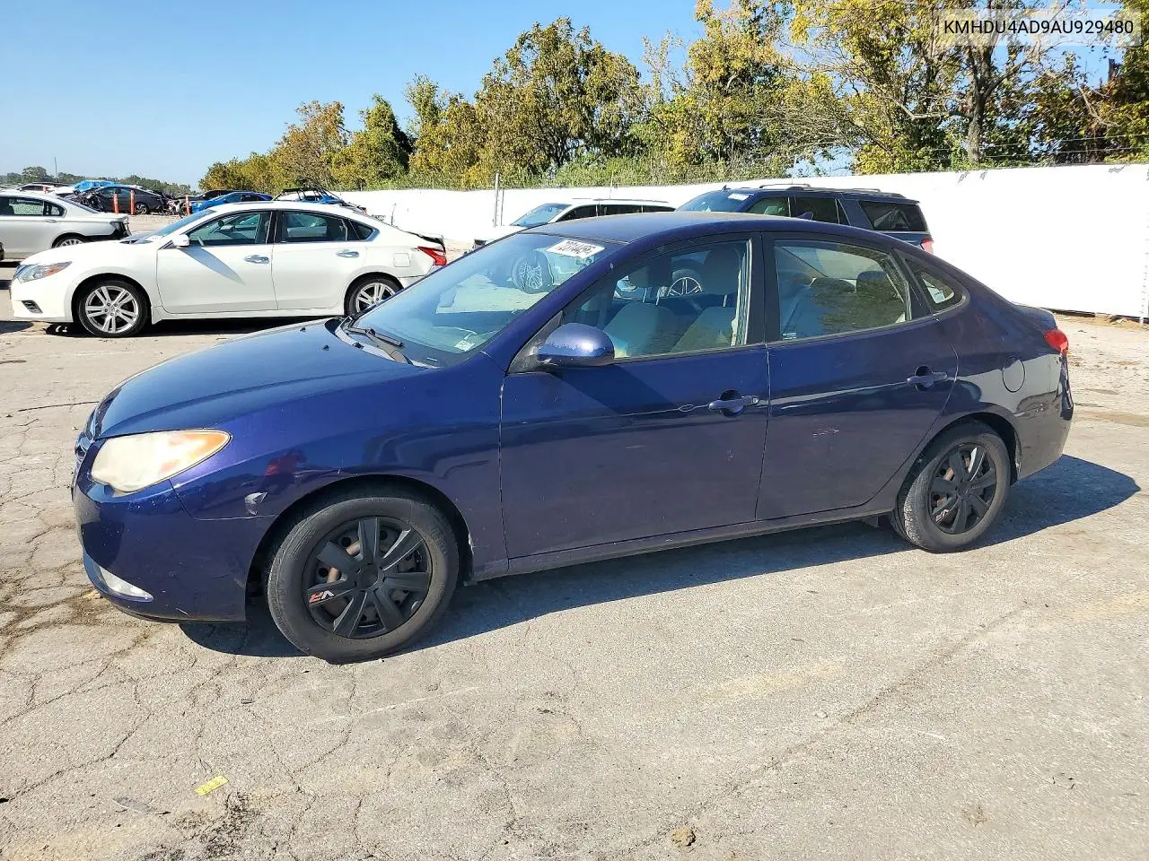 2010 Hyundai Elantra Gls VIN KMHDU4AD9AU929480 фото 1