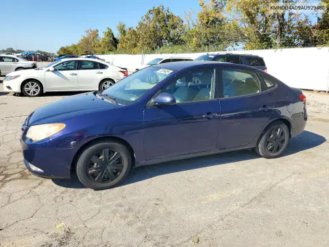 KMHDU4AD9AU929480 — 2010 Hyundai Elantra, Сторона, фото до ремонта