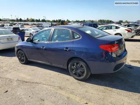 2010 Hyundai Elantra Gls VIN KMHDU4AD9AU929480 фото 2