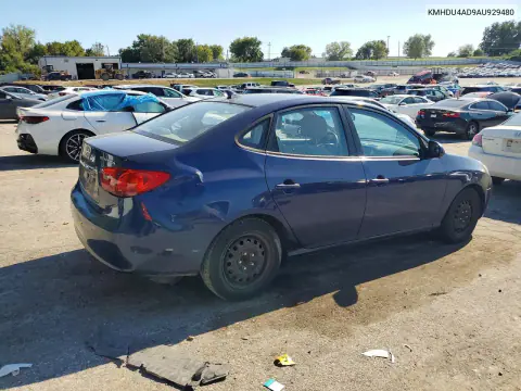 2010 Hyundai Elantra Gls VIN KMHDU4AD9AU929480 фото 3