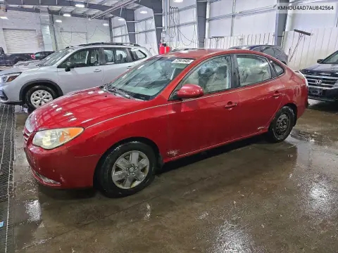 KMHDU4AD7AU842564 — 2010 Hyundai Elantra, Задняя часть, фото до ремонта
