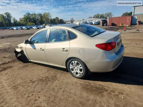 KMHDU4AD0AU097169 — 2010 Hyundai Elantra, фото 2 с аукциона Copart, Передняя часть