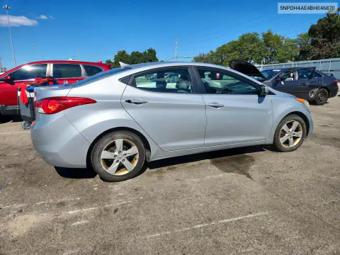 5NPDH4AE4BH046870 — 2011 Hyundai Elantra, фото 3 с аукциона Copart 21.10.2026, Передняя часть