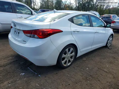 2011 Hyundai Elantra Limited VIN 5NPDH4AE6BH001249 фото 3