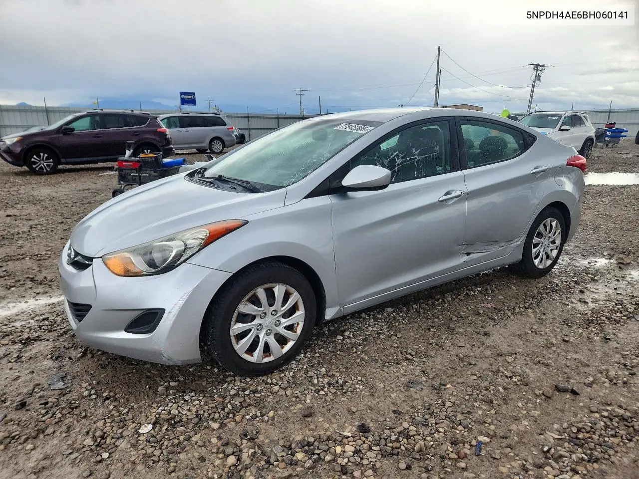2011 Hyundai Elantra VIN 5NPDH4AE6BH060141 фото 1