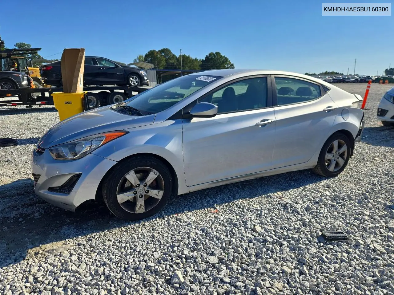 KMHDH4AE5BU160300 Hyundai Elantra 2011 — повреждение Задняя часть, фото до ремонта