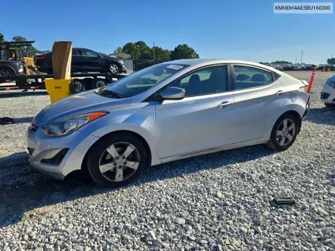 KMHDH4AE5BU160300 — 2011 Hyundai Elantra, Задняя часть, фото до ремонта
