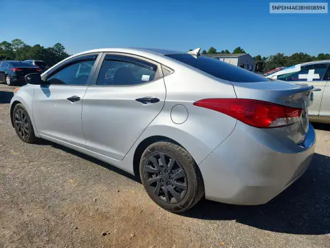 5NPDH4AE3BH008594 — 2011 Hyundai Elantra, фото 2 с аукциона Copart, Крыша