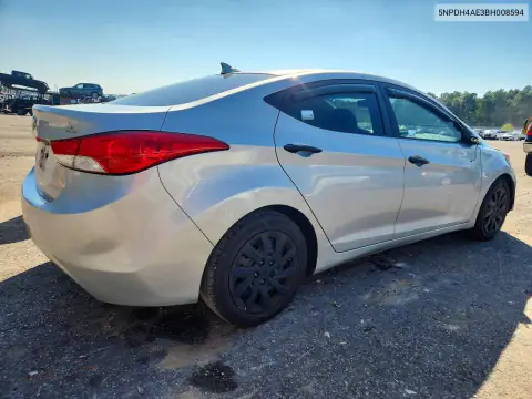 5NPDH4AE3BH008594 — 2011 Hyundai Elantra, фото 3 с аукциона Copart, Крыша
