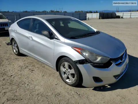 KMHDH4AE2BU119610 — 2011 Hyundai Elantra, фото 4 с аукциона Copart, Задняя часть