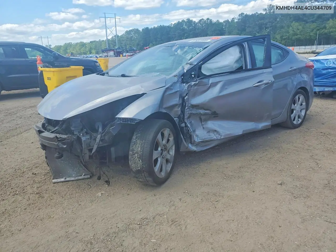 2012 Hyundai Elantra Limited VIN KMHDH4AE4CU344709 фото 1