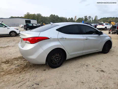 2012 Hyundai Elantra Gls VIN KMHDH4AE0CU220842 фото 3