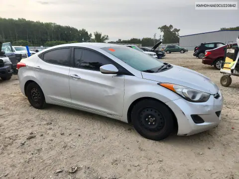 2012 Hyundai Elantra Gls VIN KMHDH4AE0CU220842 фото 4