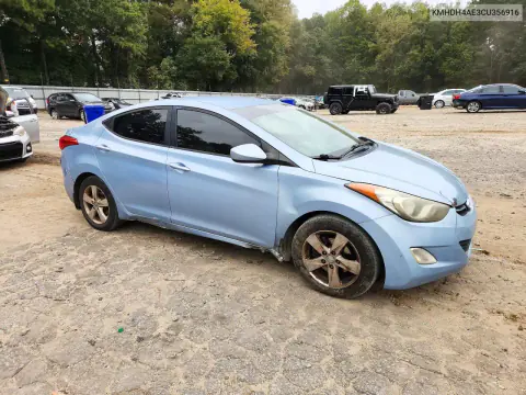 2012 Hyundai Elantra Gls VIN KMHDH4AE3CU356916 фото 4