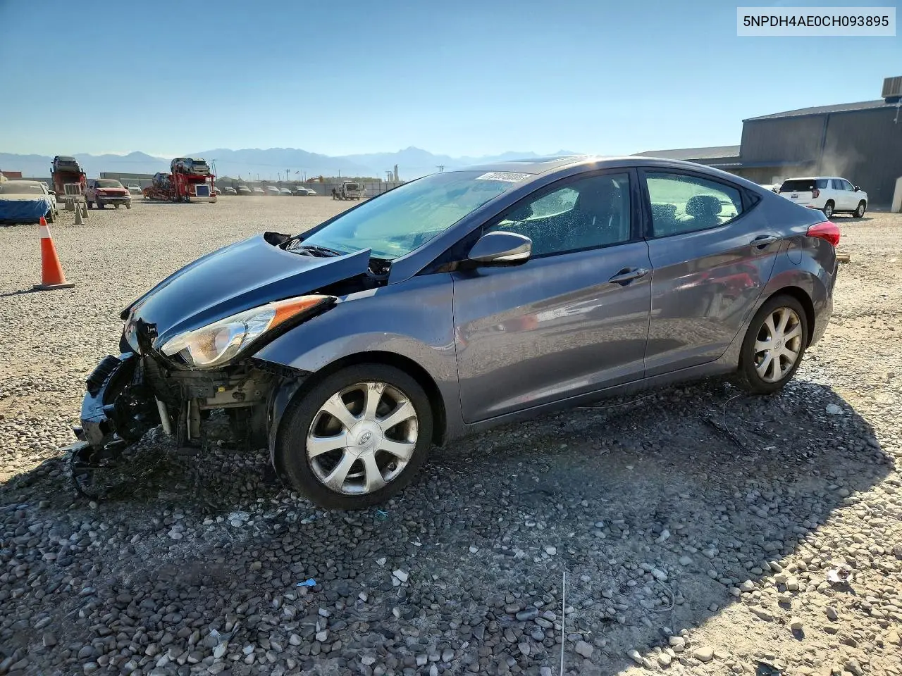 2012 Hyundai Elantra Limited VIN 5NPDH4AE0CH093895 фото 1