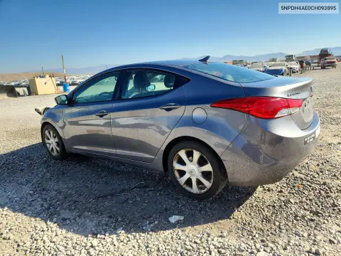 2012 Hyundai Elantra Limited VIN 5NPDH4AE0CH093895 фото 2