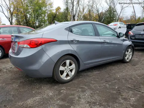 2012 Hyundai Elantra Gls VIN 5NPDH4AE2CH093901 фото 3