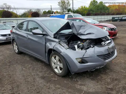 2012 Hyundai Elantra Gls VIN 5NPDH4AE2CH093901 фото 4