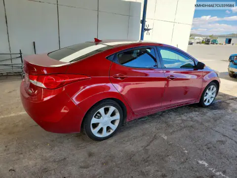 2012 Hyundai Elantra Limited VIN KMHDH4AE7CU339584 фото 3