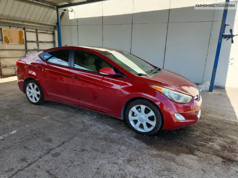 2012 Hyundai Elantra Limited VIN KMHDH4AE7CU339584 фото 4