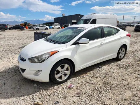 2012 Hyundai Elantra Gls VIN 5NPDH4AE9CH138249 фото 1