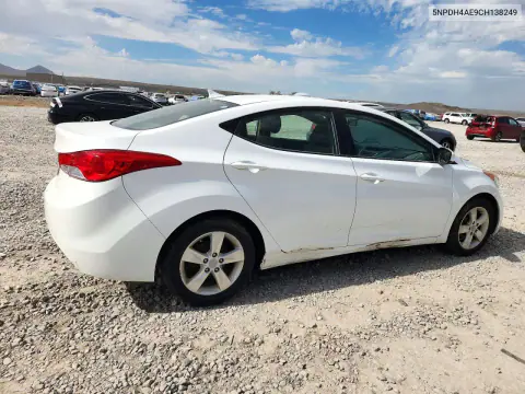 2012 Hyundai Elantra Gls VIN 5NPDH4AE9CH138249 фото 3