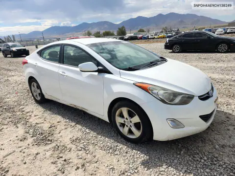 2012 Hyundai Elantra Gls VIN 5NPDH4AE9CH138249 фото 4