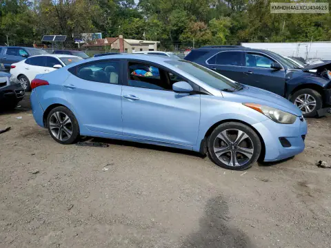 KMHDH4AEXCU434625 — 2012 Hyundai Elantra, фото 4 с аукциона Copart, Вандализм