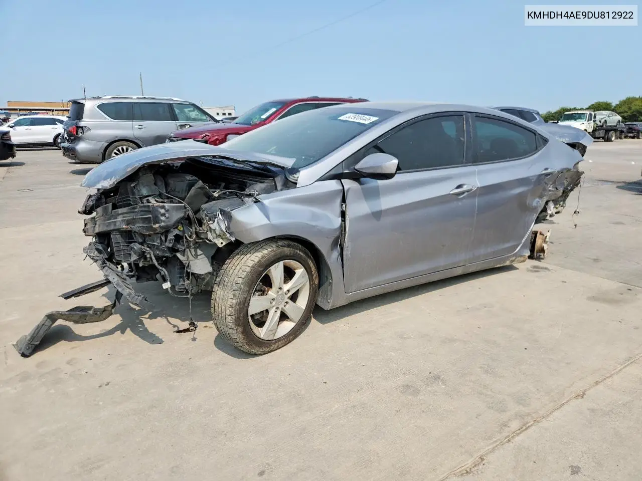 2013 Hyundai Elantra Gls VIN KMHDH4AE9DU812922 фото 1
