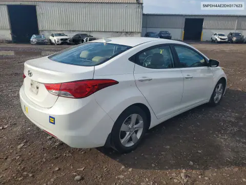 2013 Hyundai Elantra Gls VIN 5NPDH4AE2DH317623 фото 3