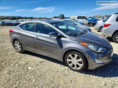 2013 Hyundai Elantra Limited VIN 5NPDH4AE3DH219278 фото 4