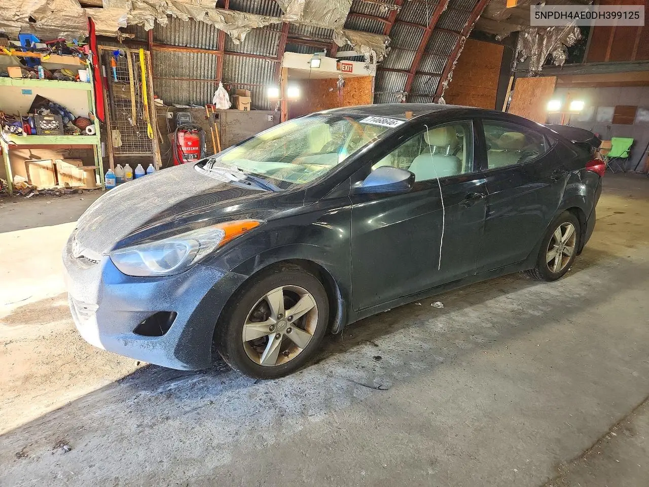 2013 Hyundai Elantra Gls VIN 5NPDH4AE0DH399125 фото 1