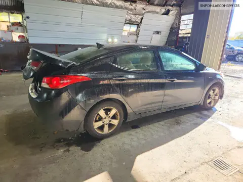 2013 Hyundai Elantra Gls VIN 5NPDH4AE0DH399125 фото 3
