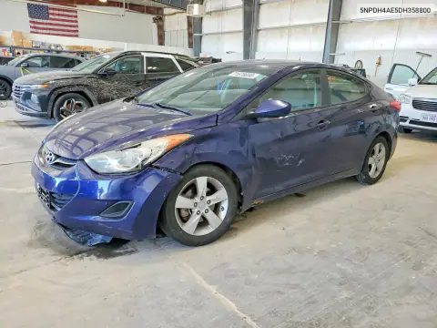 5NPDH4AE5DH358800 — 2013 Hyundai Elantra, Передняя часть, фото до ремонта