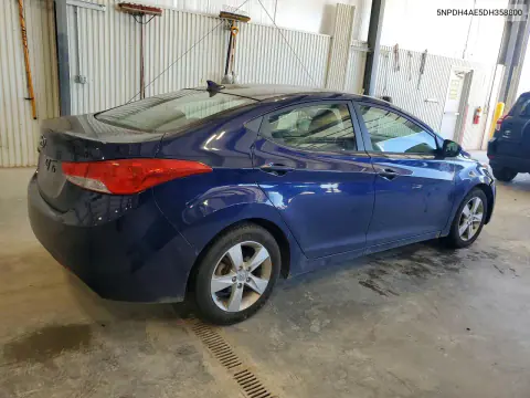2013 Hyundai Elantra Gls VIN 5NPDH4AE5DH358800 фото 3