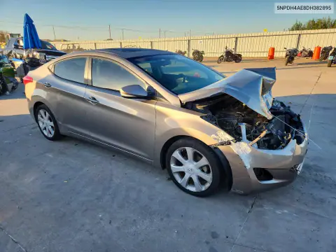 2013 Hyundai Elantra Limited VIN 5NPDH4AE8DH382895 фото 4