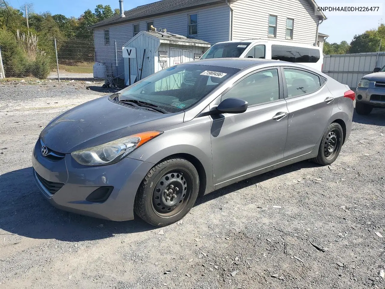2013 Hyundai Elantra Gls VIN 5NPDH4AE0DH226477 фото 1