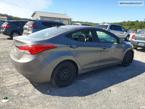 2013 Hyundai Elantra Gls VIN 5NPDH4AE0DH226477 фото 3