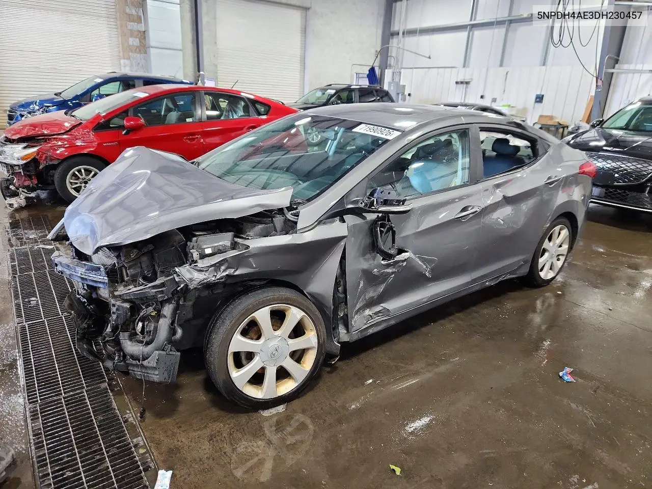2013 Hyundai Elantra Limited VIN 5NPDH4AE3DH230457 фото 1