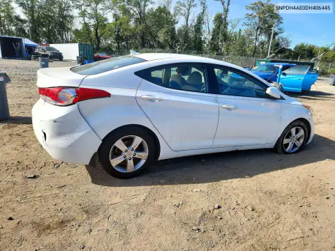2013 Hyundai Elantra Gls VIN 5NPDH4AE0DH406445 фото 3