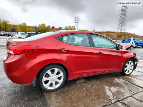 KMHDH4AE4DU865480 — 2013 Hyundai Elantra, фото 3 с аукциона Copart, Передняя часть