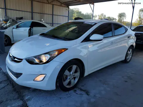 5NPDH4AE9DH445244 — 2013 Hyundai Elantra, Задняя часть, фото до ремонта