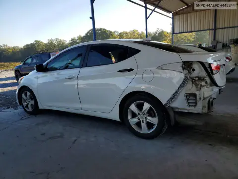 2013 Hyundai Elantra Gls VIN 5NPDH4AE9DH445244 фото 2