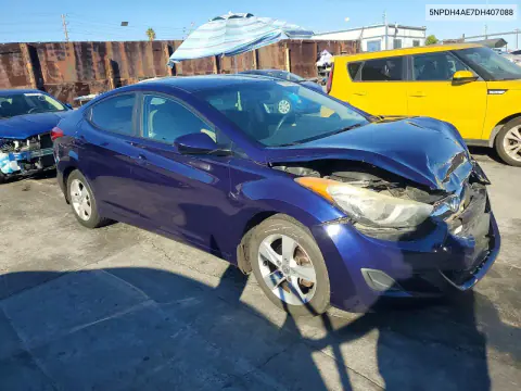 2013 Hyundai Elantra Gls VIN 5NPDH4AE7DH407088 фото 4