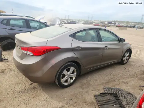 2013 Hyundai Elantra Gls VIN 5NPDH4AEXDH238362 фото 3